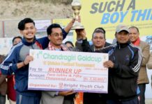 हिमालयन शेर्पालाई चन्द्रागिरी गोल्डकपको उपाधि
