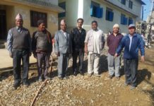 थानकोट स्थित कुमालेको घर देखि चर्च मार्ग बाटो ढलान
