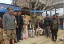 थानकोट स्थित बसपार्क देखि ढोकसी सम्मको बाटो ढलान