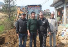 चन्द्रागिरी नगरपालिका वडा नं ३ माटीखेल स्थित बिष्णु भक्तको घरदेखी चापको बोटसम्म ढल निर्माण