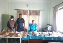 सालकको खपटा र बाघको छाला सहित एक पक्राउ