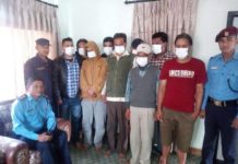 दहचोकबाट जुवा खेल्ने ९ जना पक्राउ