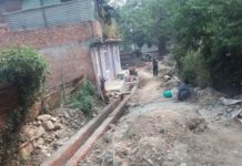 किपुल्चा स्थिति कृष्ण मन्दिरबाट ढल तथा बाटोको निर्माण