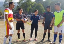 चाैठाै नेपाललय वईस्टन युनाईटेड क्लवकप फुटबल प्रतियाेगितामा टिम इस्पिड विजयी