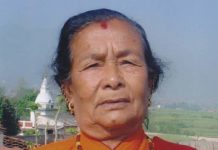 निर्देशक तथा कलाकार अमृतमान महर्जनलाई मातृशाेक ।