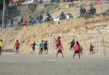 कालीदेवि युथ क्लब सेमिफाईनल प्रवेश र ब्लू बेल बार्डभन्ज्याड्ग एफ सी र थानकाेट युथ क्लबकाे खेल अबरूद्ध