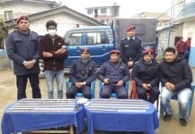 ९ सय एम्पल लागुअाैषध सहित भारतीय नागरिक थानकोट प्रहरीको फन्दामा ।