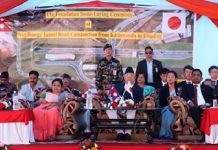 प्रधानमन्त्रीले गरे नागढुंगा-सिस्नेखोला सुरूङमार्गको शिलान्यास