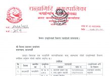 चन्द्रागिरि नगरपालिकामा चालु अवस्थामा रहेका एम्बुलेन्स बिवरण |