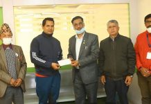 समाचार चन्द्रागिरि नगरलाई देवदर्शन सहकारीको १ लाख सहयोग