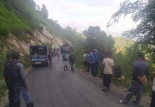 दहचोकमा सवारी दुर्घटना एक को मृत्यु