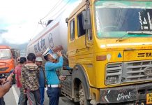 नैकाप स्तिथ मोटरसाइकल दुर्घटना हुँदा च.न.पा वडा १२ का स्थानीय महर्जन घाइते