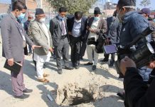 खाल्डाखुल्डी पुर्न शहरी विकासमन्त्री कृष्णगोपाल श्रेष्ठको निर्देशन