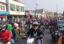 हिन्दु राष्ट्र र राजतन्त्रको मागसहित कैलालीमा बृहत मोटरसाईकल र्याली