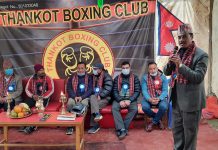 थानकोट बक्सिङ क्लब उदघाटन