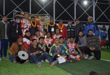 प्रथम चन्द्रागिरि वडास्तरीय फुटसल प्रतियोगिता उपाधि वडा नं १५ लाई