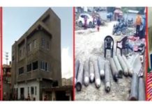अक्सिजन प्लान्ट निर्माणका लागि नगद आठ लाख एकाइस हजार ५२५ रुपयाँ सहयोग