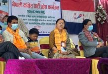 चन्द्रागिरिमा विभिन्न दल त्याग गरि नेपाली कांग्रेसमा प्रवेश