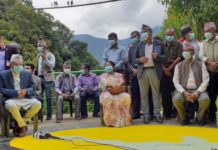 चन्द्रागिरीको भिराडिल साकुरा पार्कको पूर्वप्रधानमन्त्री केपी शर्मा ओली सहितको टोली द्वारा अवलोकन