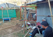 दहचोकमा कुखुराको खोरमा चितुवा भेटियो