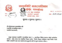 चन्द्रागिरि वडा नं. ८ ले अनधिकृत टहरा हटाउँदै Chandragiri ward no. 8 tahara