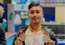 मच्छेगाउँका सोनिमलाई राष्ट्रिय कराँते प्रतियोगिताको एकल कातामा स्वर्ण