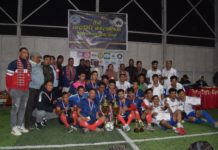 चन्द्रागिरि नगरपालिका वडास्तरीय फुटसल प्रतियोगिताको उपाधि वडा नं १५ लाई, वडा १५ को ह्याट्रिक