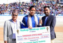 चन्द्रागिरि नगरपालिकाकी प्रतिभा माली माल्दिभ्सको भलिबलमा विदेशीतर्फ सर्वोत्कृष्ट खेलाडी घोषित