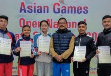 एशियन गेम्सका लागि मच्छेगाउँका ५ जना कराँते खेलाडीको प्रारम्भिक छनौट