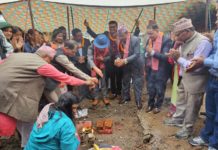 ‘पढ्दै कमाउदै’ चन्द्रागिरि वडा नं १२ को बलम्बु प्राविधिक शिक्षालय भवनको शिलान्यास