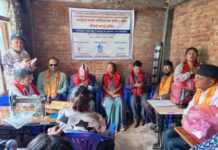 चन्द्रागिरि-१० बोसीगाउँमा अपाङ्गता भएका व्यक्तिहरूका लागि ३ महिने सिलाइकटाइ तालिम सुरु