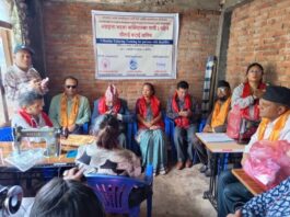 चन्द्रागिरि-१० बोसीगाउँमा अपाङ्गता भएका व्यक्तिहरूका लागि ३ महिने सिलाइकटाइ तालिम सुरु