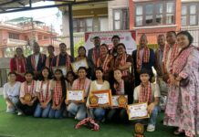 च.न.पा वडा नं ११ द्वारा एसईई तथा एसएलसीई उत्तीर्ण विद्यार्थीहरूलाई सम्मान